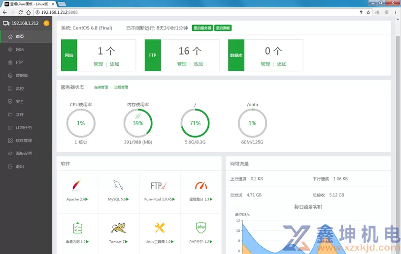 宝塔面板—简单好用的 Linux/Windows 面板