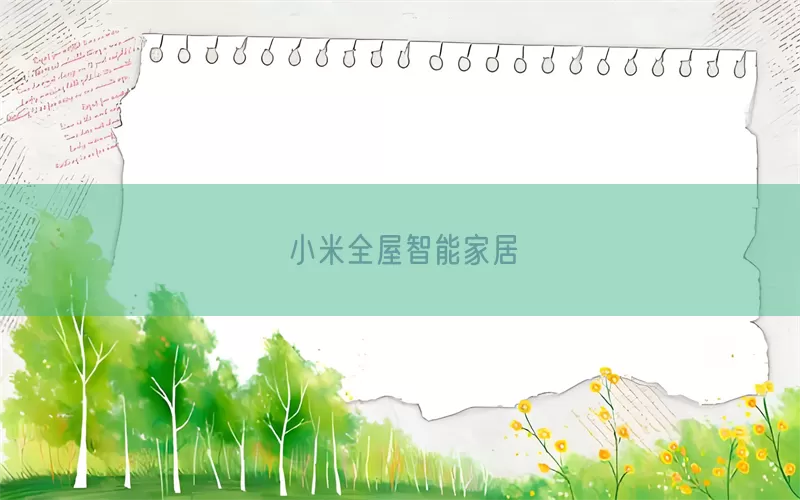 小米全屋智能家居(pic1)