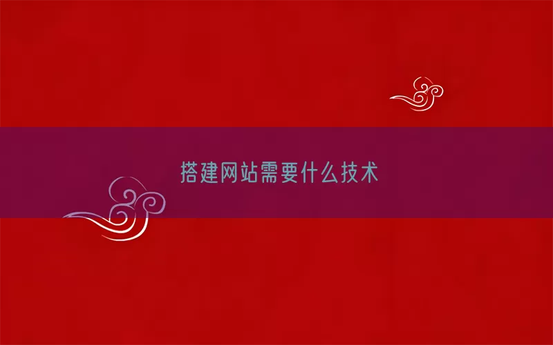 搭建网站需要什么技术(pic1)