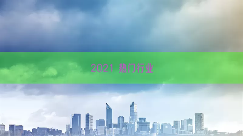 2021 热门行业(pic1)