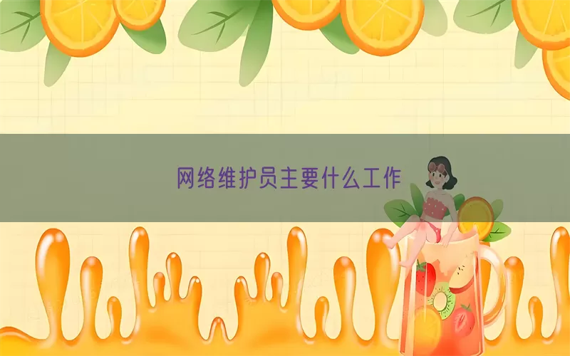 网络维护员主要什么工作(pic1)
