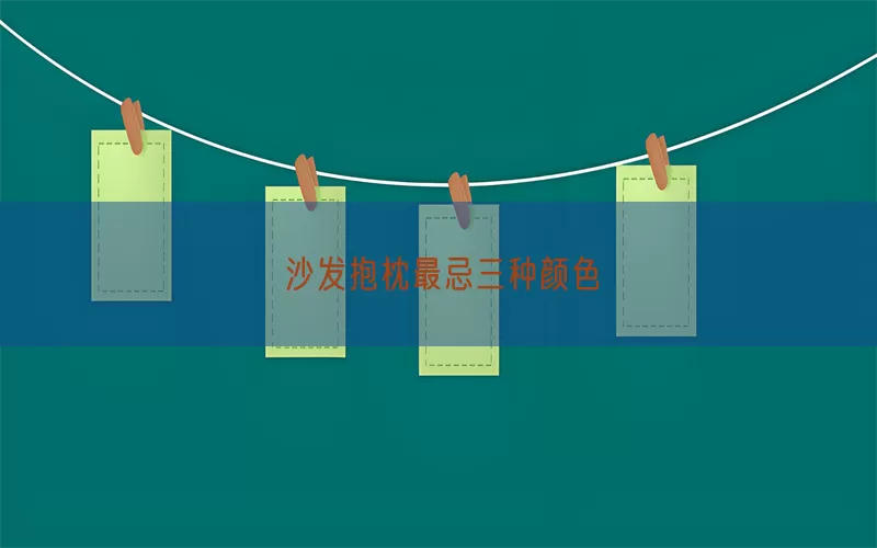 沙发抱枕最忌三种颜色(pic1)