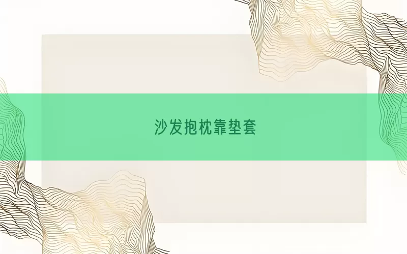 沙发抱枕靠垫套(pic1)
