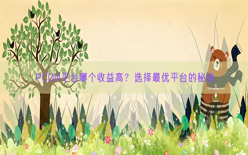 PCDN平台哪个收益高？选择最优平台的秘诀(pic1)