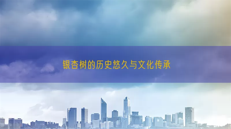 银杏树的历史悠久与文化传承