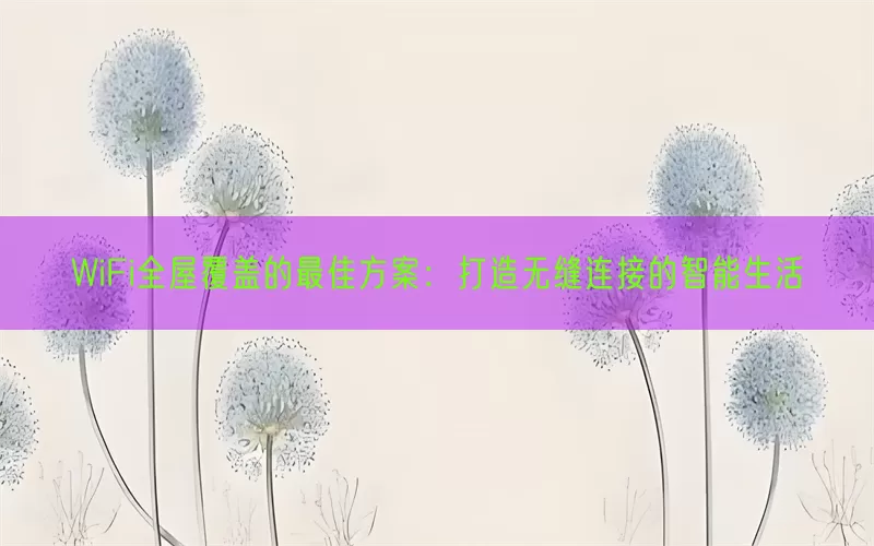 WiFi全屋覆盖的最佳方案：打造无缝连接的智能生活