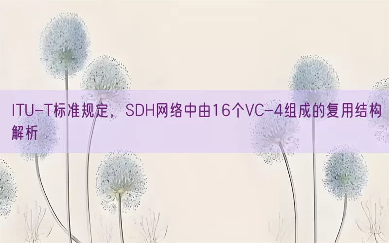 ITU-T标准规定，SDH网络中由16个VC-4组成的复用结构解析