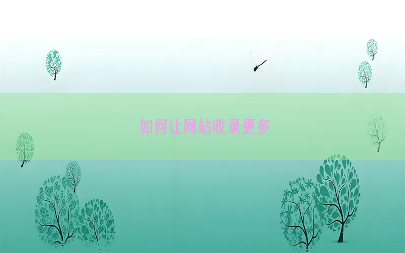 如何让网站收录更多