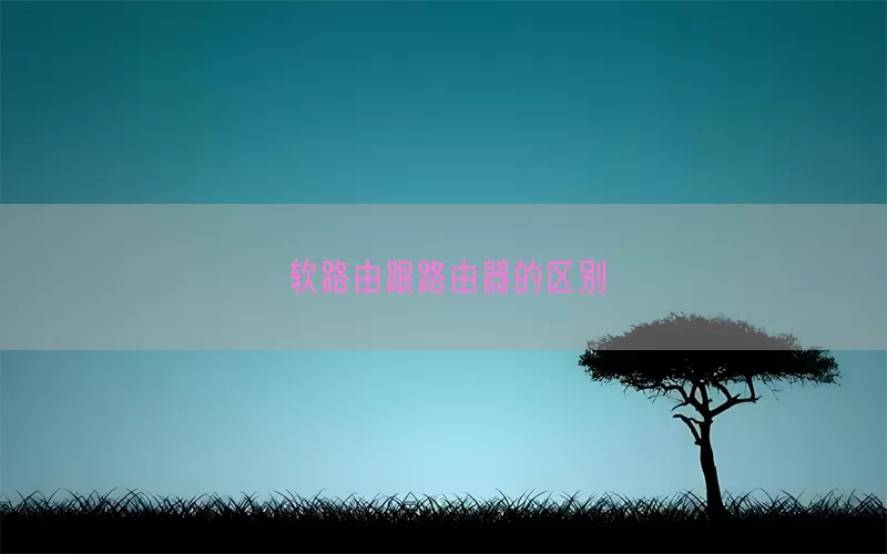 软路由跟路由器的区别