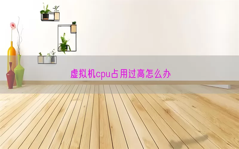 虚拟机cpu占用过高怎么办(pic1)