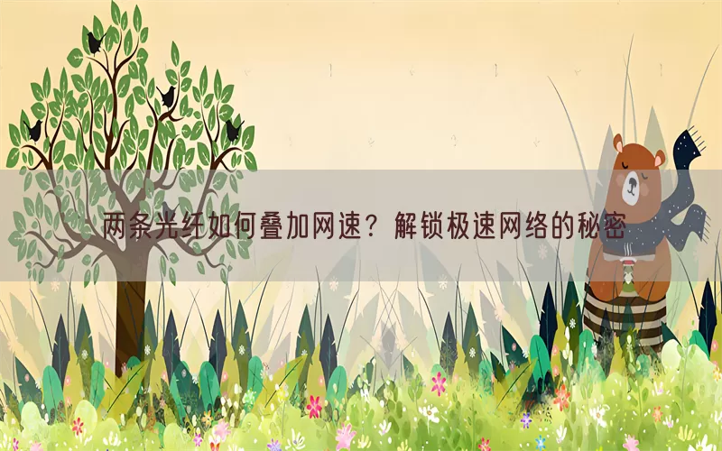 两条光纤如何叠加网速？解锁极速网络的秘密(pic1)