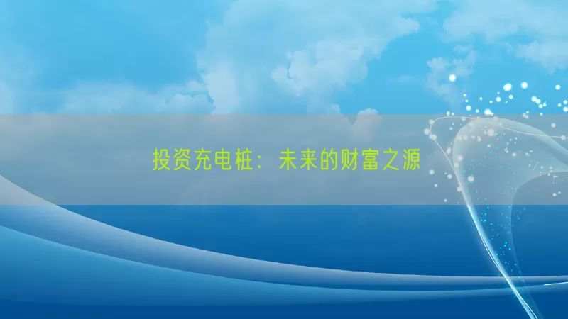 投资充电桩：未来的财富之源(pic1)