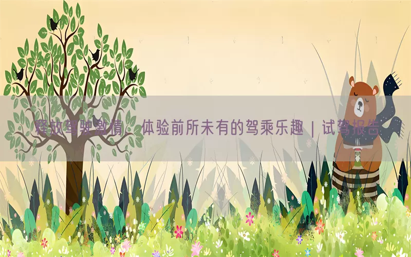 释放驾驶激情，体验前所未有的驾乘乐趣｜试驾报告(pic1)