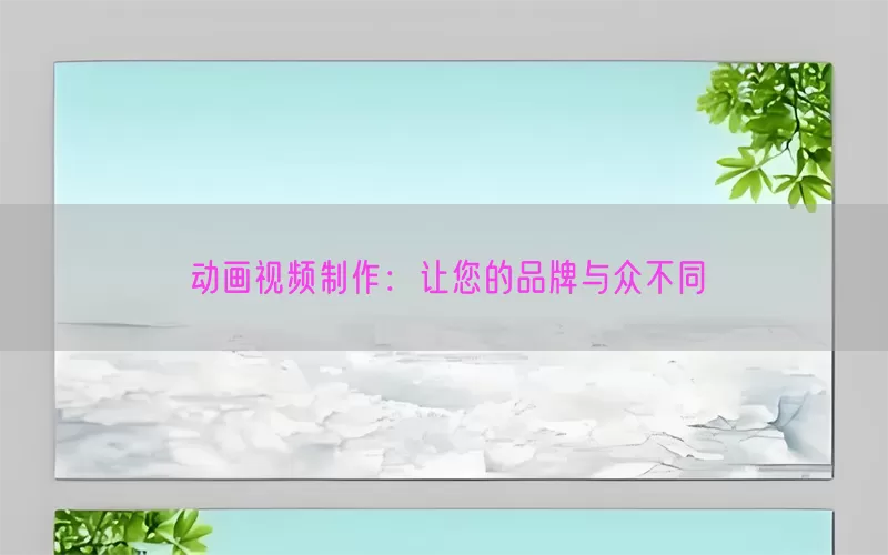 动画视频制作：让您的品牌与众不同(pic1)