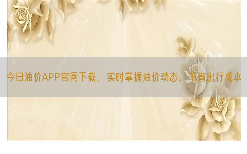 今日油价APP官网下载，实时掌握油价动态，节省出行成本(pic1)