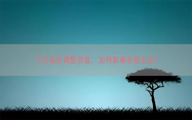 今日油价调整消息，如何影响你我生活？(pic1)
