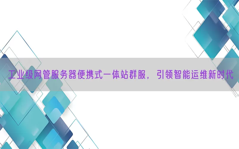 工业级网管服务器便携式一体站群服，引领智能运维新时代(pic1)