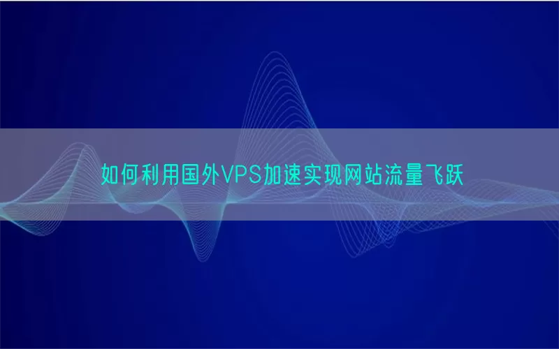 如何利用国外VPS加速实现网站流量飞跃(pic1)