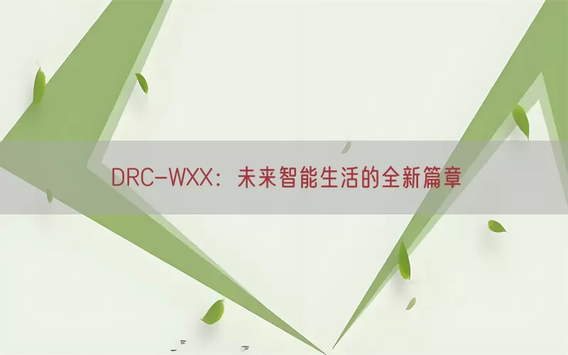 DRC-WXX：未来智能生活的全新篇章(pic1)