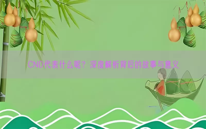 CND代表什么呢？深度解析背后的故事与意义(pic1)