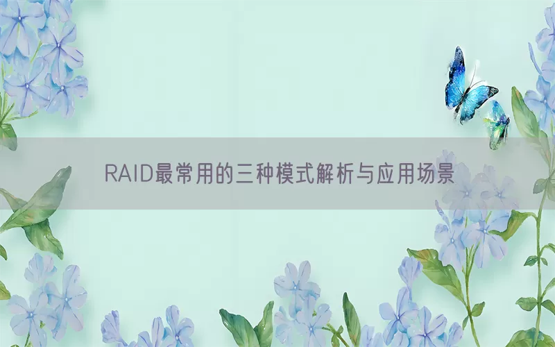 RAID最常用的三种模式解析与应用场景(pic1)