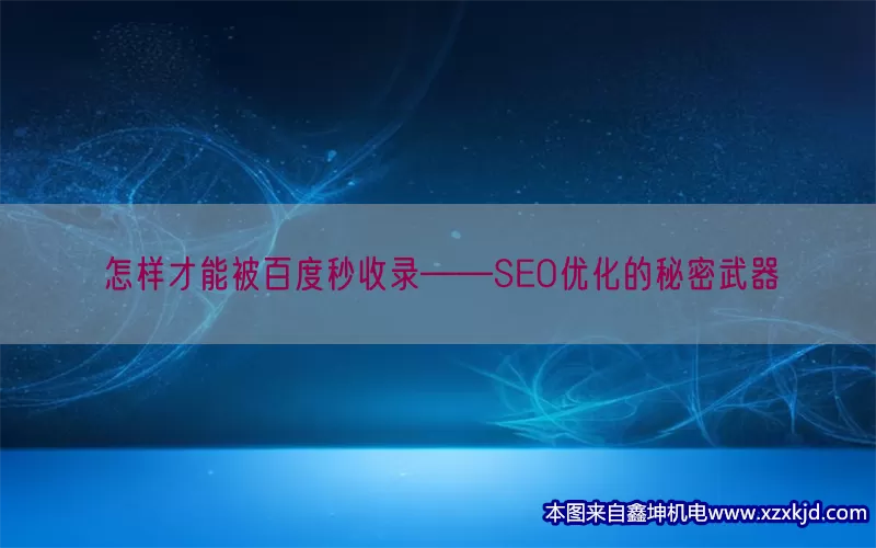 怎样才能被百度秒收录——SEO优化的秘密武器(pic1)