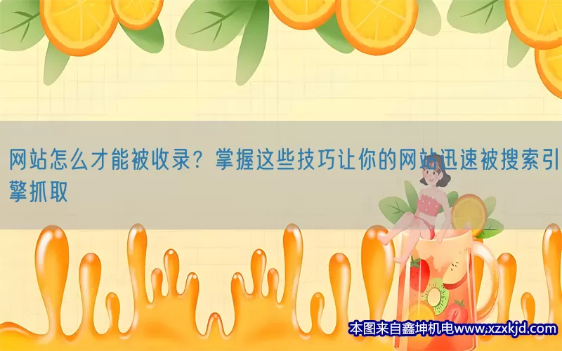 网站怎么才能被收录？掌握这些技巧让你的网站迅速被搜索引擎抓取(pic1)