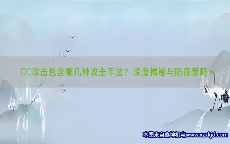 CC攻击包含哪几种攻击手法？深度揭秘与防御策略！(pic1)