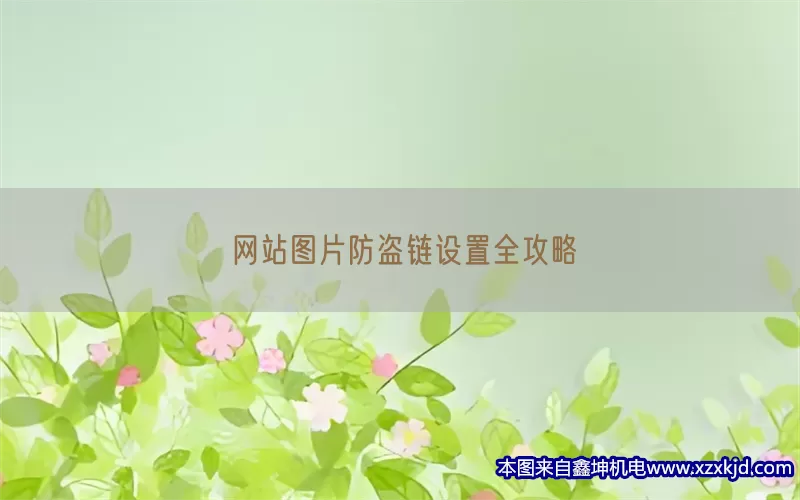 网站图片防盗链设置全攻略(pic1)