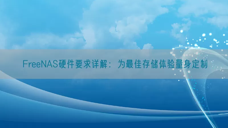 FreeNAS硬件要求详解：为最佳存储体验量身定制