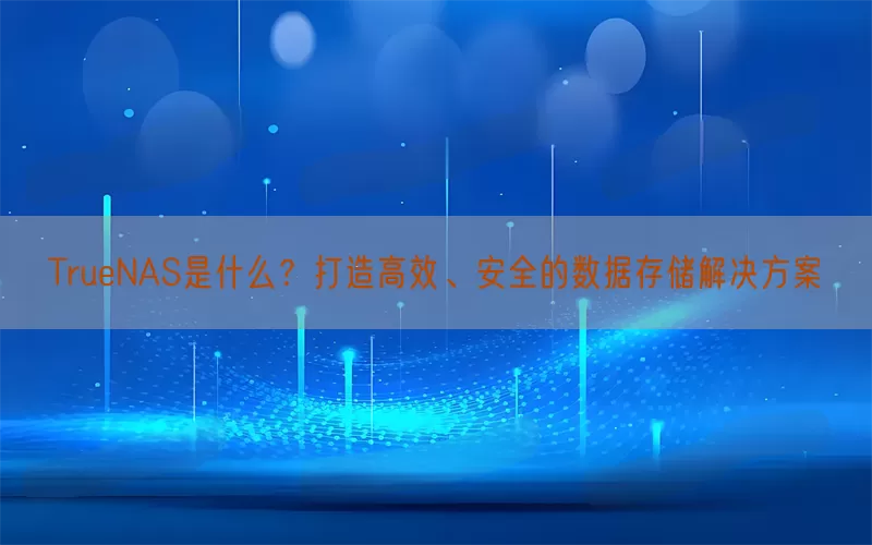 TrueNAS是什么？打造高效、安全的数据存储解决方案