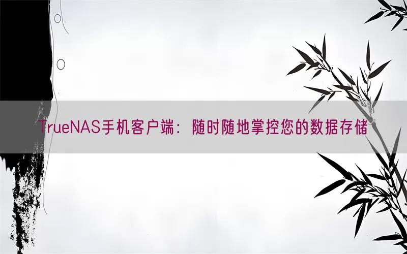 TrueNAS手机客户端：随时随地掌控您的数据存储