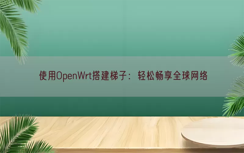 使用OpenWrt搭建梯子：轻松畅享全球网络