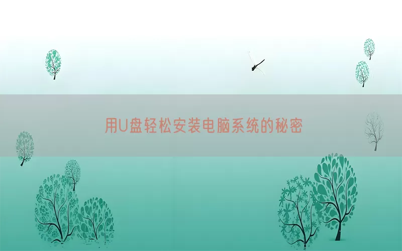 用U盘轻松安装电脑系统的秘密