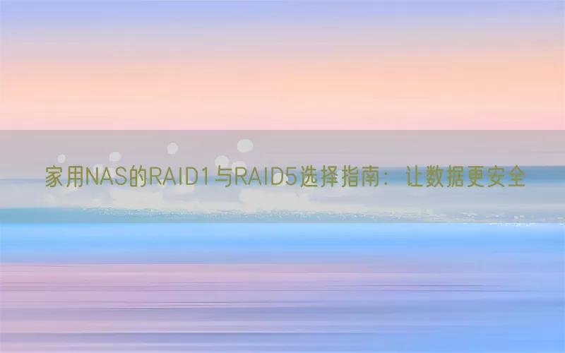 家用NAS的RAID1与RAID5选择指南：让数据更安全
