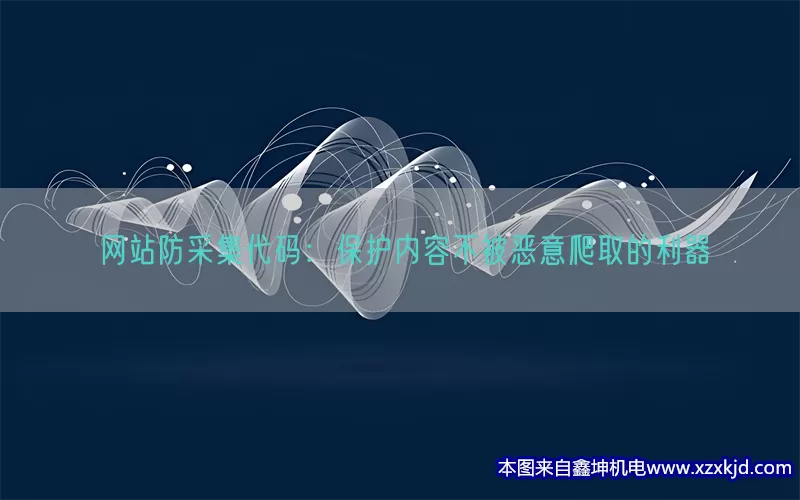 网站防采集代码：保护内容不被恶意爬取的利器(pic1)