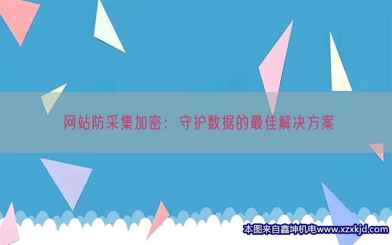 网站防采集加密：守护数据的最佳解决方案(pic1)