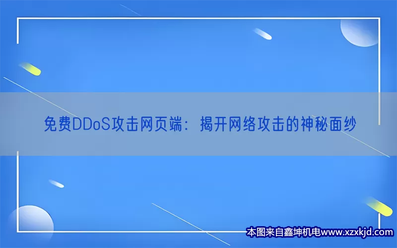 免费DDoS攻击网页端：揭开网络攻击的神秘面纱(pic1)