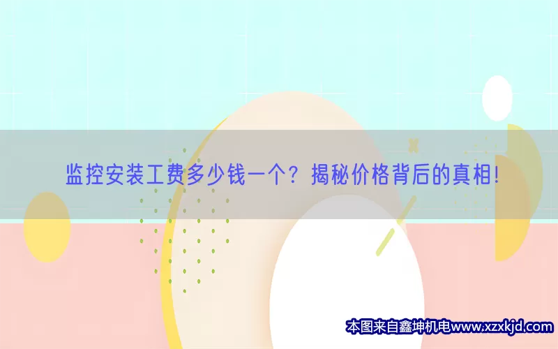 监控安装工费多少钱一个？揭秘价格背后的真相！(pic1)