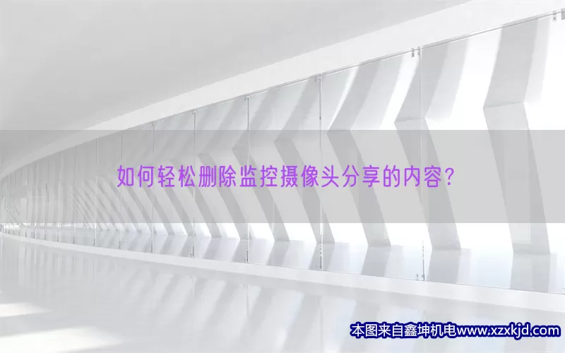 如何轻松删除监控摄像头分享的内容？(pic1)