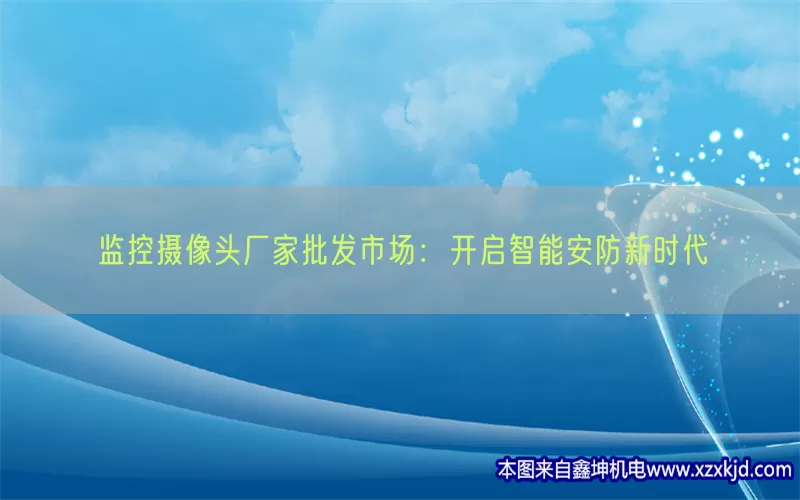 监控摄像头厂家批发市场：开启智能安防新时代(pic1)