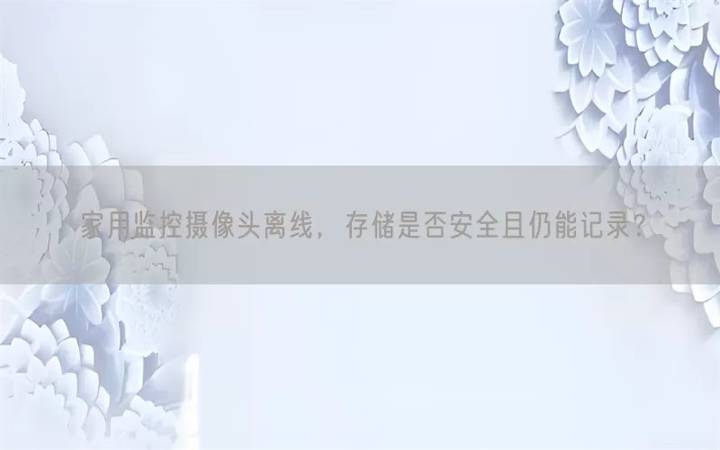 家用监控摄像头离线，存储是否安全且仍能记录？