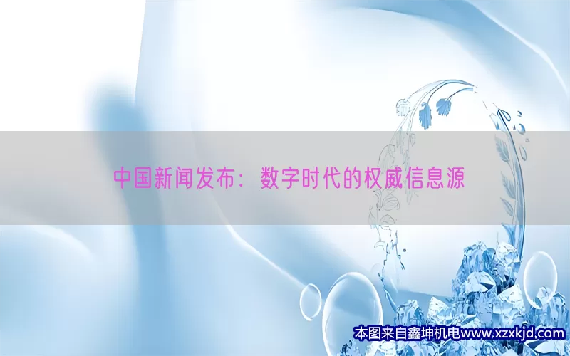 中国新闻发布：数字时代的权威信息源(pic1)