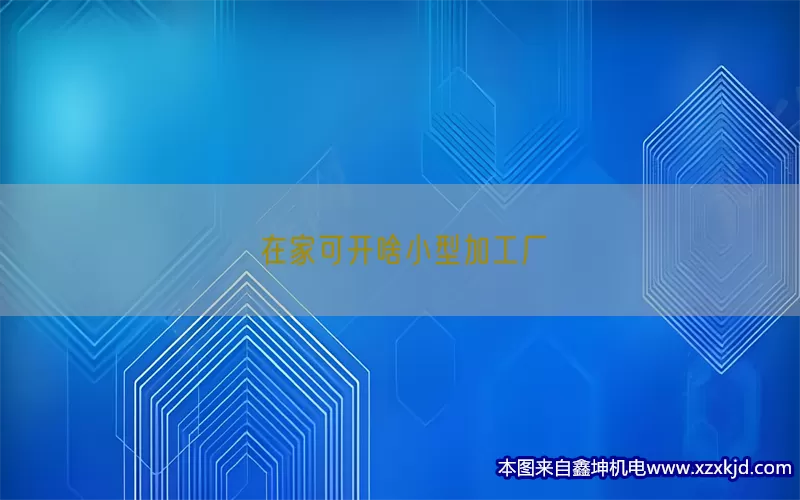 在家可开啥小型加工厂(pic1)