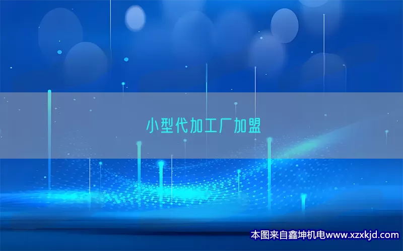 小型代加工厂加盟(pic1)