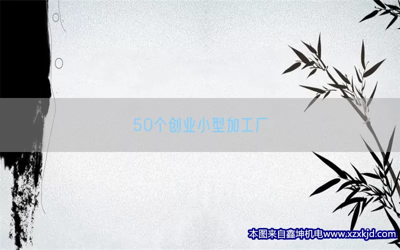 50个创业小型加工厂(pic1)