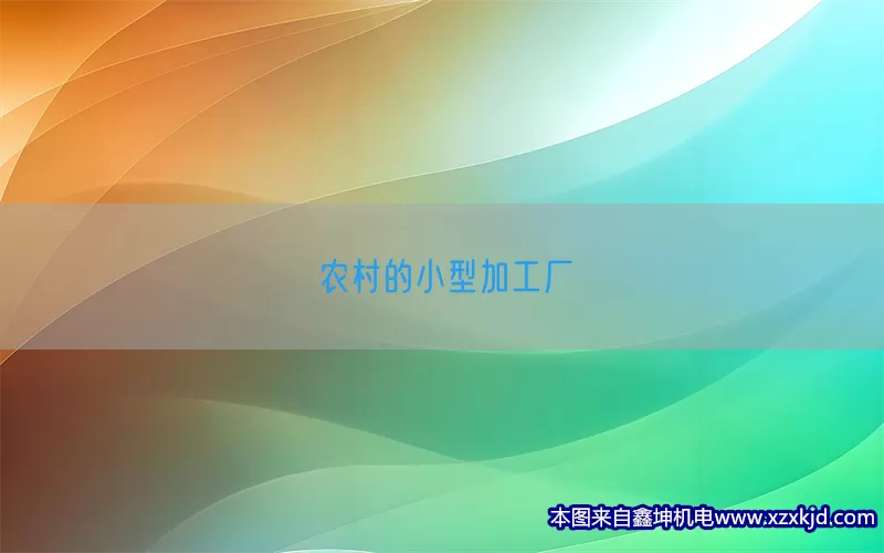 农村的小型加工厂(pic1)