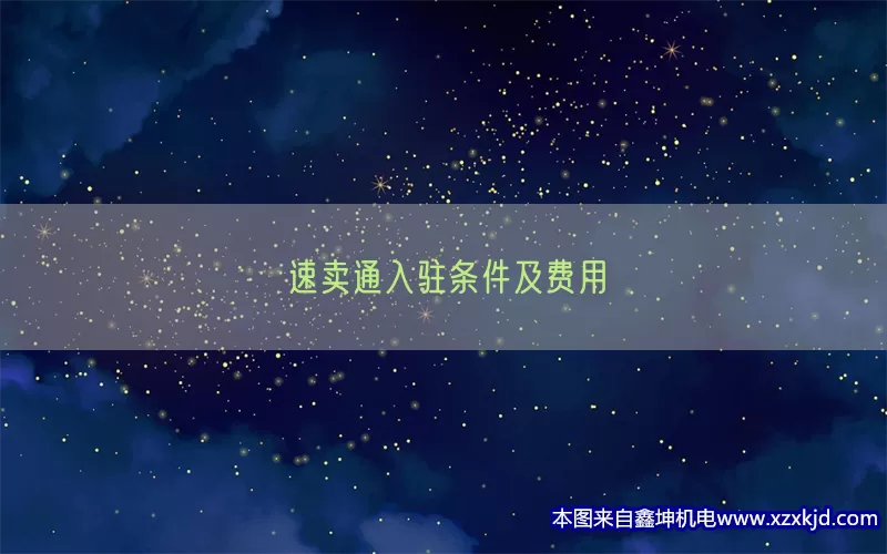 速卖通入驻条件及费用(pic1)