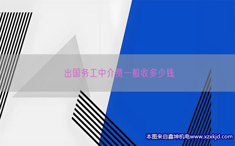 出国务工中介费一般收多少钱(pic1)