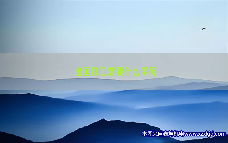 出国打工需要什么学历(pic1)